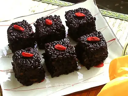 Black date cake