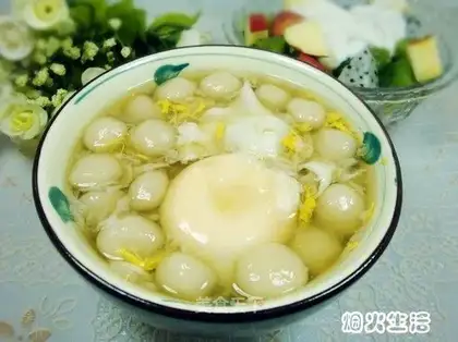Wine and egg soup