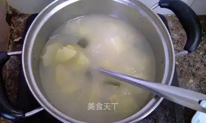 Pumpkin chop soup