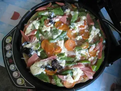 Potato paste pizza