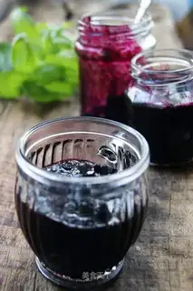 Homemade blueberry jam
