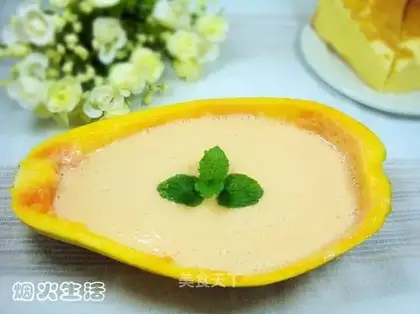 A papaya milkshake