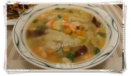 We'll have soup and doll food