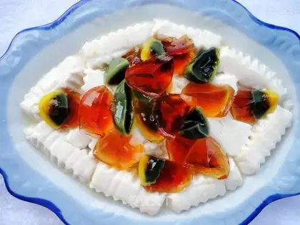 ♪ Tofu with egg ♪