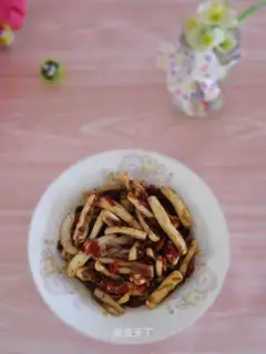 Pepper cutter, fried squid