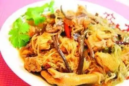 Chicken stew mushrooms