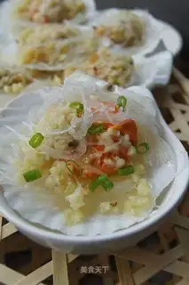 Garlic fan floss