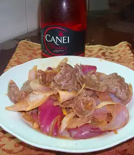 Wine and beef