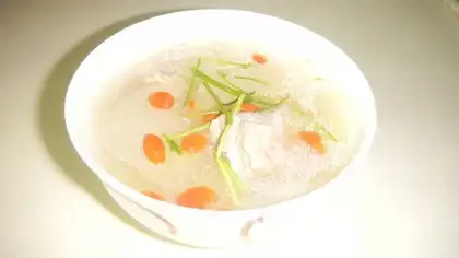 Pork chop soup