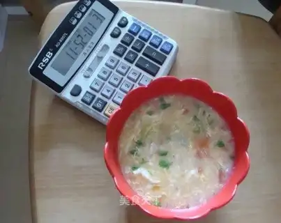Tomato egg oak soup
