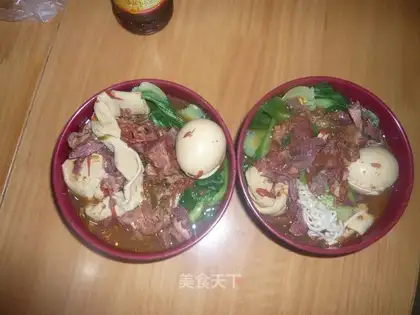 Home beef noodles