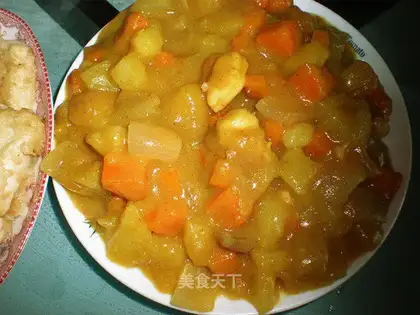 Curry potato carrots