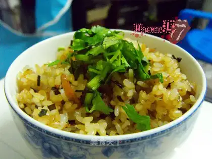 Onion fried rice