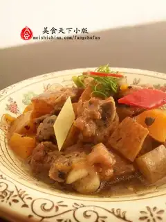 Pumpkin evaporated ribs