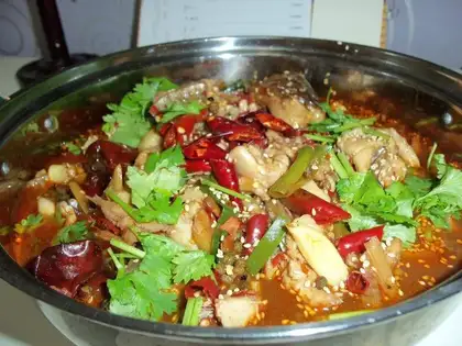 Boiled fish