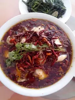 Boiled water boiled fish