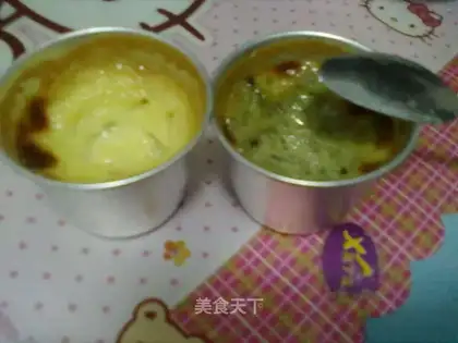 Baked pudding