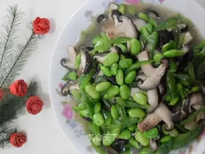 Pepper soy mushrooms