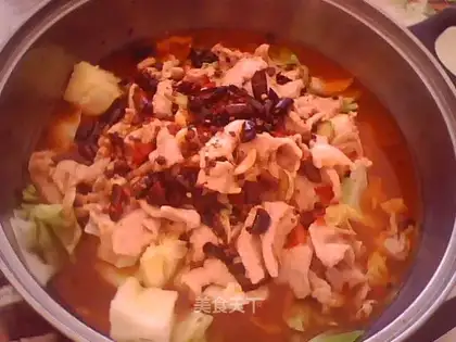 Boiled meat