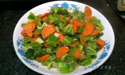 Fried broccoli