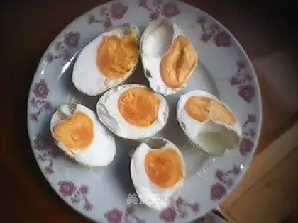 Five salted eggs