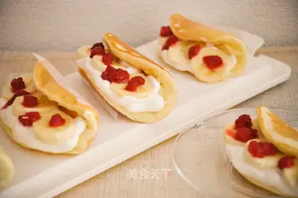 French fruit burrito