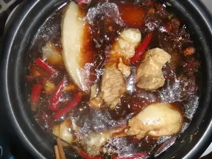 Homemade stewed vegetables