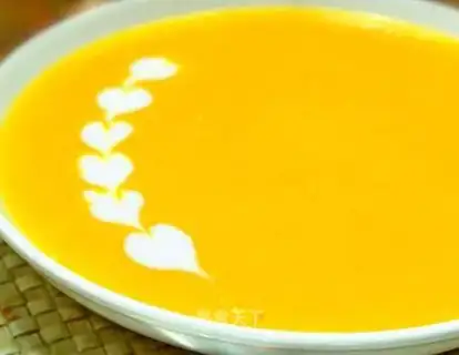 Pumpkin milk soup