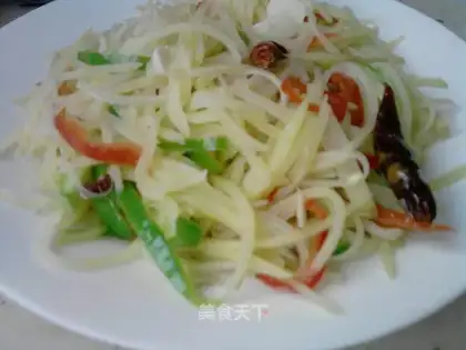 hot and sour potato silk
