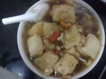 Home-style version of crispy tofu