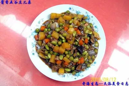 Maotai-flavored grains and beans