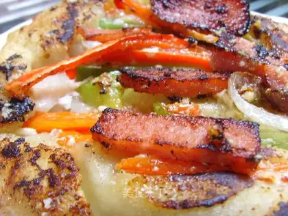 fried pizza