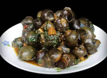 Sauteed field snail