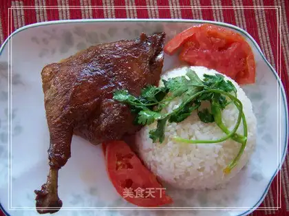 duck with wine sauce