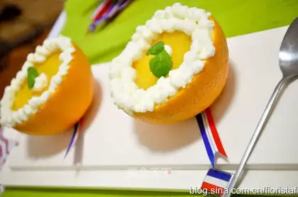 Fresh orange jelly