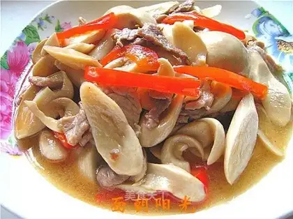 Sauteed crab mushrooms