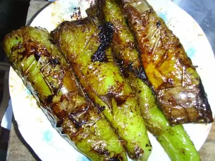 fried pork and green pepper