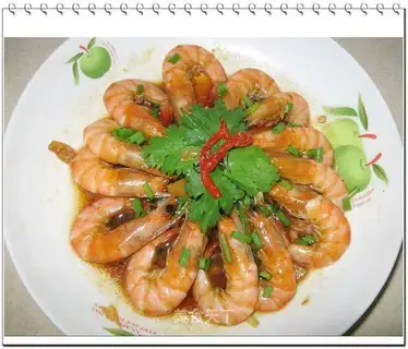 Eat two shrimp