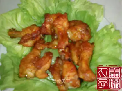 Honey chicken wings root