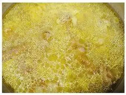Stewed chicken with durian