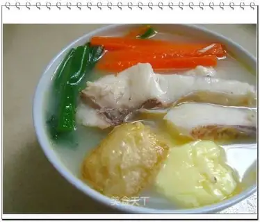 Tofu fish belly soup