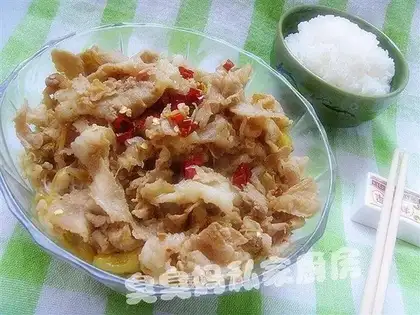 Golden needle fat beef