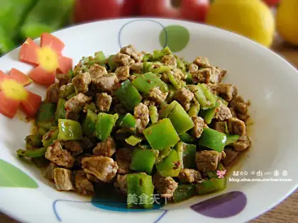 stir-fried pork with cumin