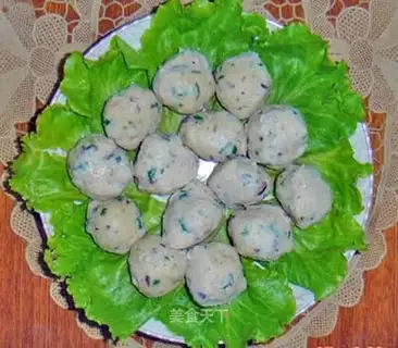 Mushroom chicken meatballs