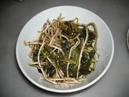 Frozen fish and grass