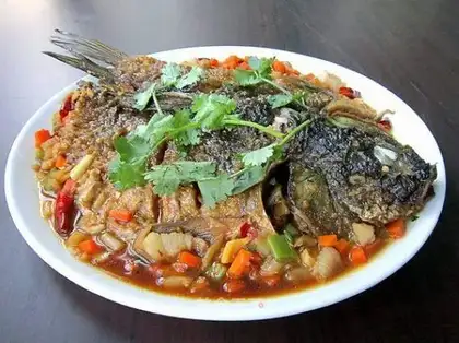 Dry-burned carp