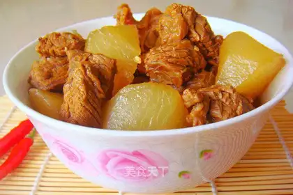 The radish stew