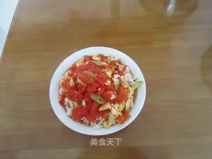 Tomato egg paste