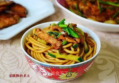 cucumber lace noodles