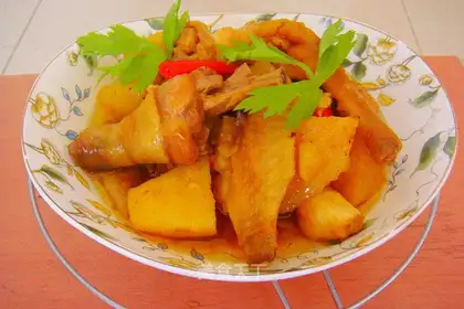 Spicy potato chicken